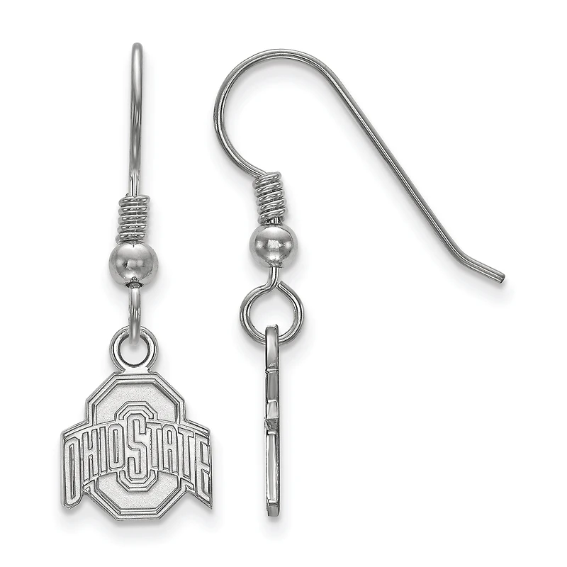 Women's Ohio State Buckeyes Sterling Silver XS Dangle Earrings