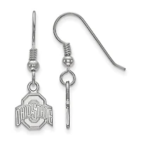 Women's Ohio State Buckeyes Sterling Silver XS Dangle Earrings