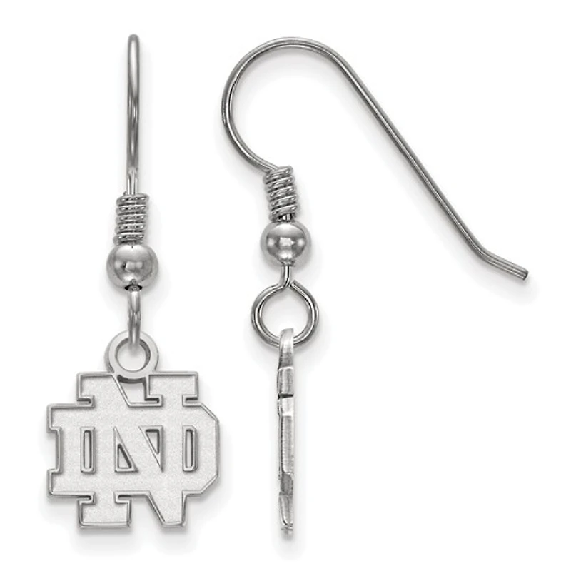 Women's Notre Dame Fighting Irish Sterling Silver XS Dangle Earrings