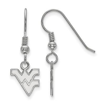 Women's West Virginia Mountaineers Sterling Silver XS Dangle Earrings