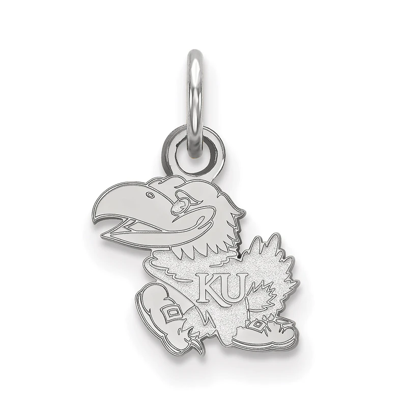 Women's Kansas Jayhawks Sterling Silver XS Pendant