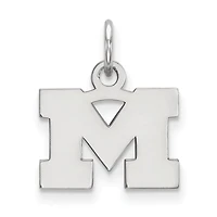 Women's Michigan Wolverines Sterling Silver XS Pendant
