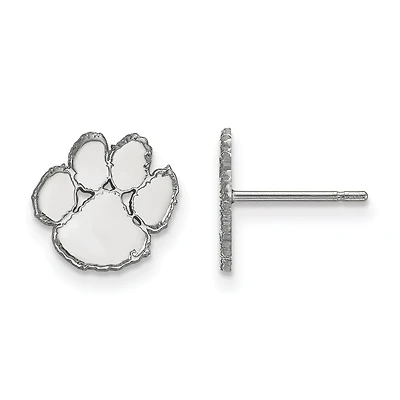 Women's Clemson Tigers Sterling Silver XS Post Earrings