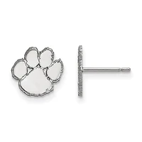 Women's Clemson Tigers Sterling Silver XS Post Earrings