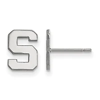Women's Michigan State Spartans Sterling Silver XS Post Earrings