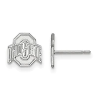Women's Ohio State Buckeyes Sterling Silver XS Post Earrings