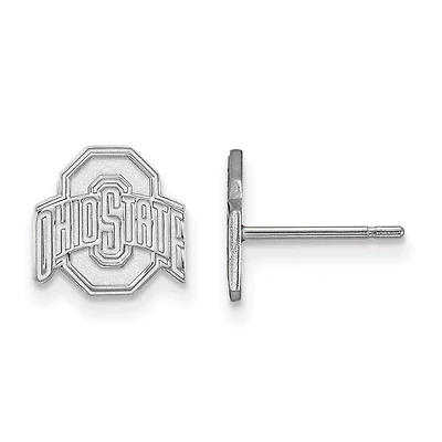 Women's Ohio State Buckeyes Sterling Silver XS Post Earrings