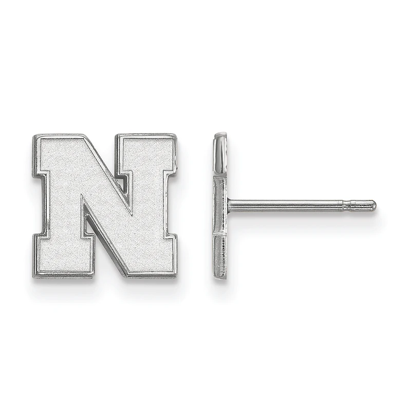 Women's Nebraska Huskers Sterling Silver XS Post Earrings