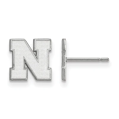 Women's Nebraska Huskers Sterling Silver XS Post Earrings