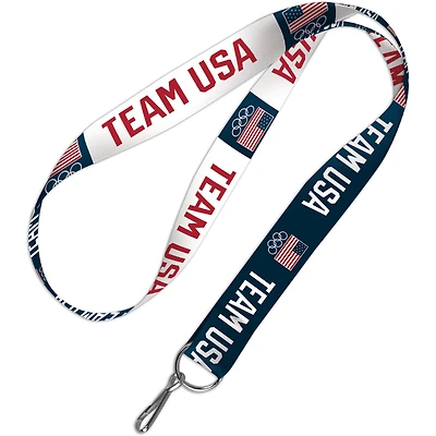WinCraft Navy/White Team USA Lanyard
