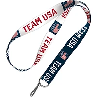WinCraft Navy/White Team USA Lanyard