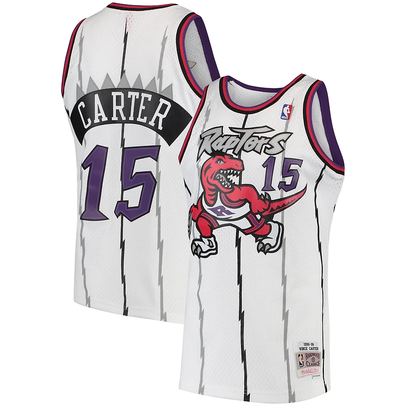 Men's Mitchell & Ness Vince Carter Toronto Raptors / Hardwood Classics Swingman Jersey