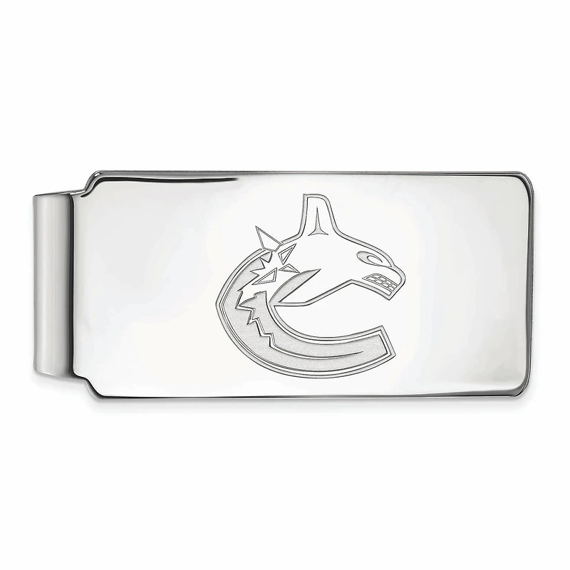 Silver Vancouver Canucks Money Clip