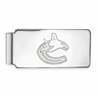 Silver Vancouver Canucks Money Clip