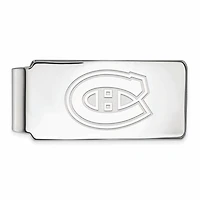 Silver Montreal Canadiens Money Clip