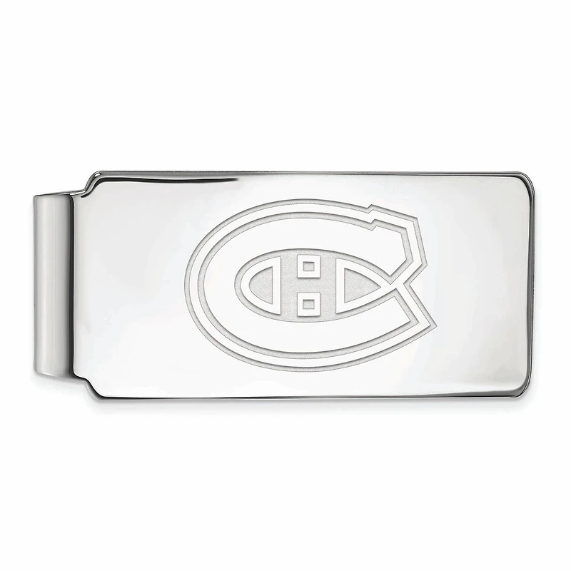 Silver Montreal Canadiens Money Clip