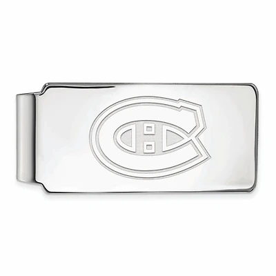 Silver Montreal Canadiens Money Clip