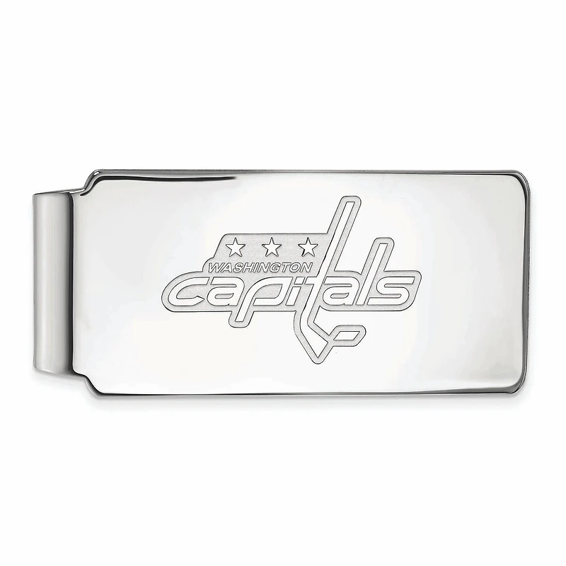 Silver Washington Capitals Money Clip