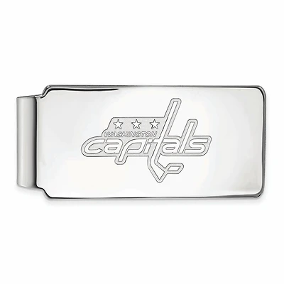 Silver Washington Capitals Money Clip