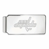 Silver Washington Capitals Money Clip