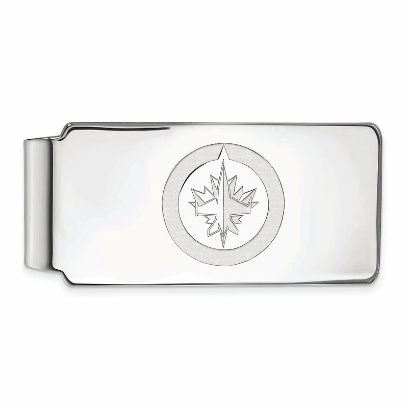 Silver Winnipeg Jets Money Clip
