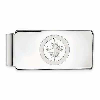 Silver Winnipeg Jets Money Clip