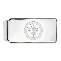 Silver Winnipeg Jets Money Clip