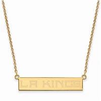Women's Los Angeles Kings Gold Plated Small Bar Necklace