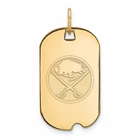 Women's Buffalo Sabres Gold Plated Small Dog Tag