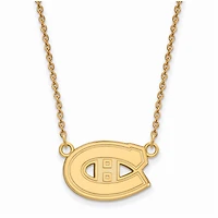 Women's Montreal Canadiens Gold Plated Small Pendant Necklace