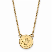 Women's Winnipeg Jets Gold Plated Small Pendant Necklace