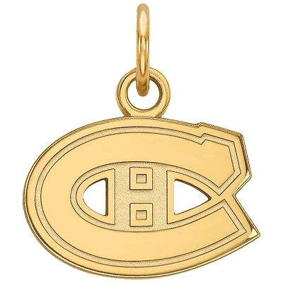 Women's Montreal Canadiens Gold Plated XS Pendant