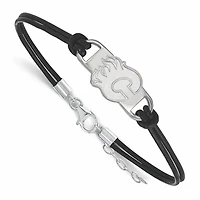 Women's Calgary Flames Leather Bracelet