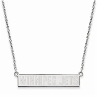 Women's Winnipeg Jets Sterling Silver Small Bar Necklace