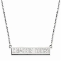 Women's Anaheim Ducks Sterling Silver Small Bar Necklace