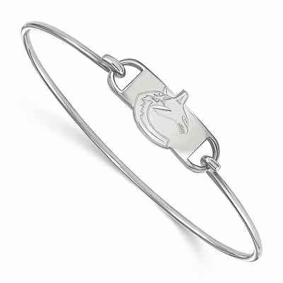 Women's Vancouver Canucks Sterling Silver Small Wire Bangle Bracelet