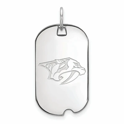 Women's Nashville Predators Sterling Silver Small Dog Tag