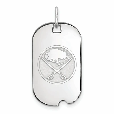 Women's Buffalo Sabres Sterling Silver Small Dog Tag