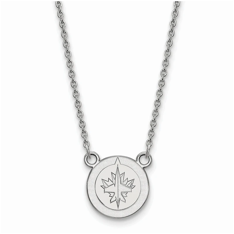 Women's Winnipeg Jets Sterling Silver Small Pendant Necklace