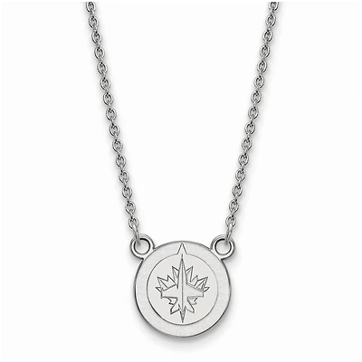 Women's Winnipeg Jets Sterling Silver Small Pendant Necklace