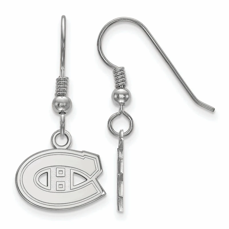 Women's Montreal Canadiens Sterling Silver XS Dangle Earrings
