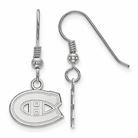 Women's Montreal Canadiens Sterling Silver XS Dangle Earrings
