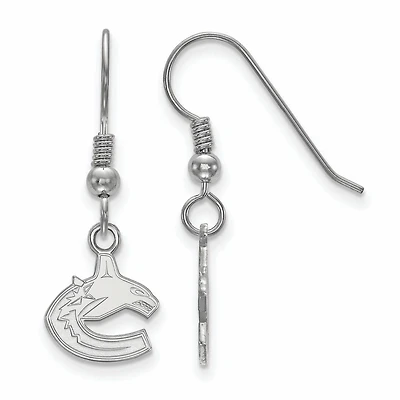 Women's Vancouver Canucks Sterling Silver XS Dangle Earrings