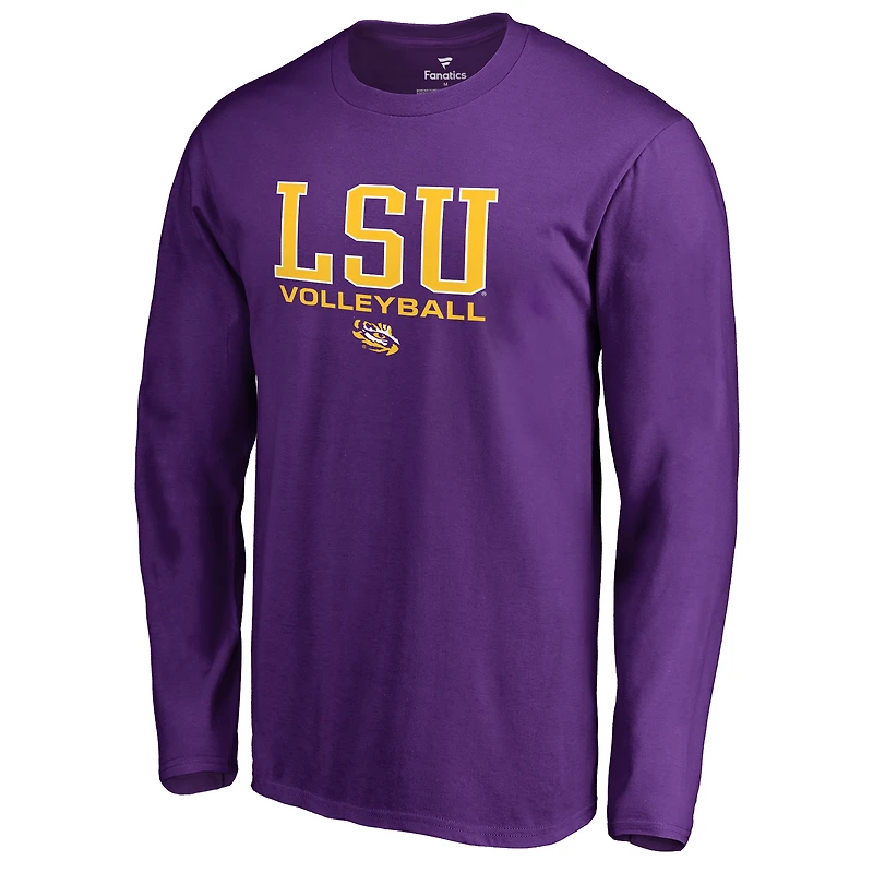 Men's Purple LSU Tigers Team Unity Volleyball Long Sleeve T-Shirt