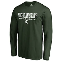 Men's Green Michigan State Spartans Team Unity Volleyball Long Sleeve T-Shirt