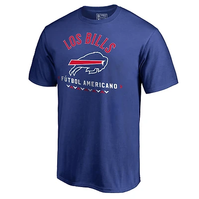 Men's Royal Buffalo Bills Futbol Americano T-Shirt