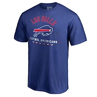 Men's Royal Buffalo Bills Futbol Americano T-Shirt