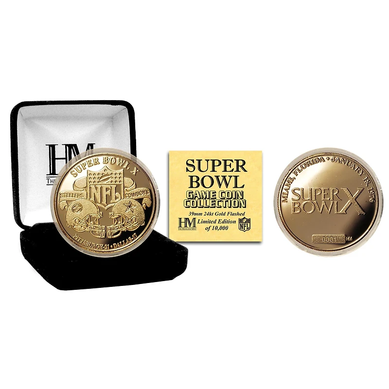 Highland Mint Pittsburgh Steelers Super Bowl Flip Coin