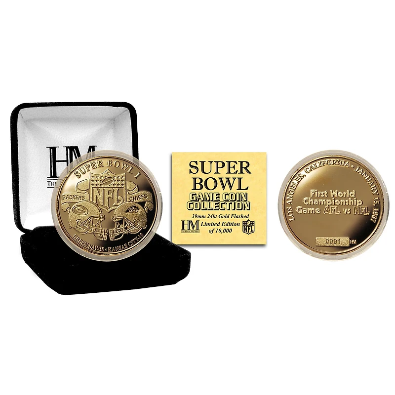 Highland Mint Green Bay Packers Super Bowl I Flip Coin