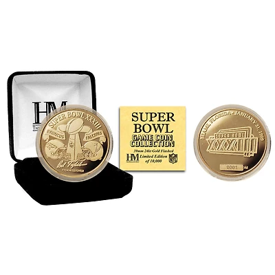 Highland Mint Denver Broncos Super Bowl XXXIII Flip Coin